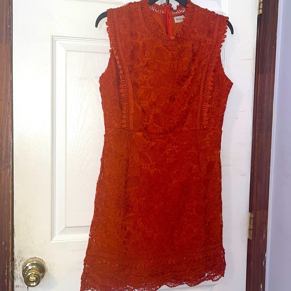Alythea Red Lace Dress